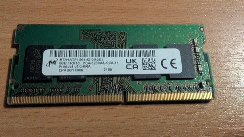 Barrette ram 8go ddr4 - ram, 3200mhz