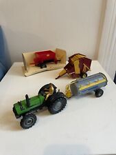 britains farm 1/32 Tracteur Deutz Avec 3 Remorques