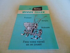 Prospectus brochure   MOTOCULTEUR WOLSELEY MERRY TILLER