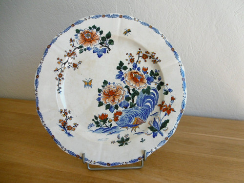 Plat rond faience gien - rond,