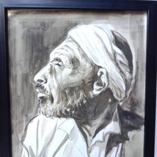 Portrait Orientaliste Homme au