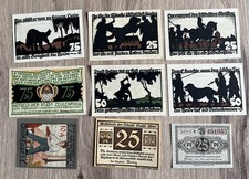 Lot De 15 Billets Allemand (Notgeld) (16)De 1920 A 1922 . Dans L’état