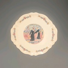 Ancien Plat Sarreguemines Ma