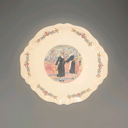 Ancien plat sarreguemines - plat,