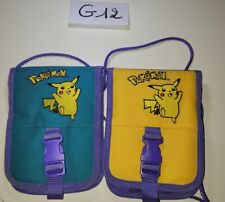 Lot De 2 Pochettes Pokémon Pikatchu Pour Nintendo Gameboy Color - Bon État