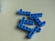 Lego 1 x 6 blue liftarm 2-4 L