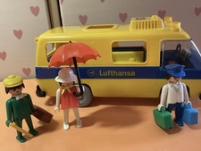 Playmobil System .Référence 3255. Bus Navette Lufthansa/Aéroport .1978. klicky