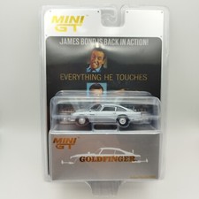 James Bond Aston Martin DB5 Goldfinger 007 - Mini GT Version Anglaise 1:64 Neuf
