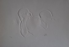 VOLTI ANTONIUCCI IMPRESSION EN RELIEF SIGNÉE AU CRAYON NUM/80 HANDSIGNED RELIEF