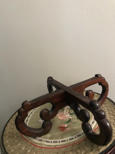 Socle support bois vase - support,