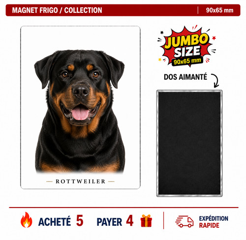 Magnet rottweiler 90x65 - , mm