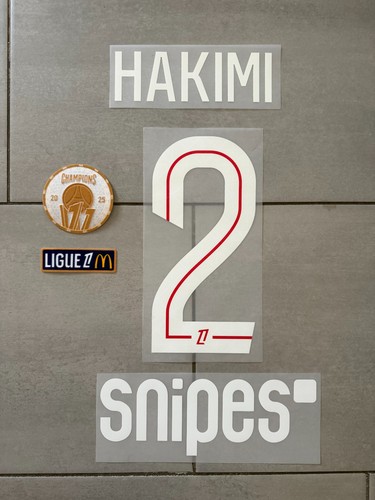 Flocage hakimi psg domicile - flocage,
