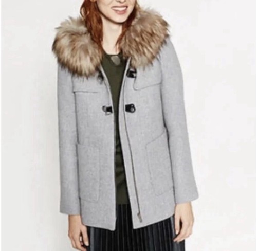 Rare zara woman wool duffle - xs,