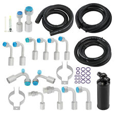 134a Kit de tuyau climatisation longueur prolongée avec séchoir de raccord New