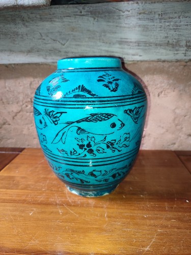 Vase céramique iran qajar - vase,