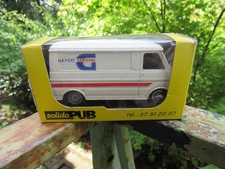 Ancien camion Voiture SOLIDO 1/50 - Citroen C 35 TONER GAM VSAB Pub GEFCO