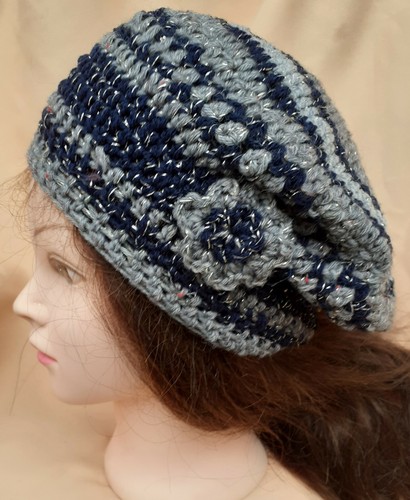 Bonnet beret femme - , bleu