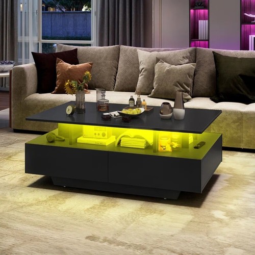 Table basse tiroirs - table,