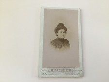 CDV France 6,5x10,5cm - Delphin - Rochefort-sur-mer - Portrait femme    