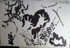 Pierre TAL-COAT AQUATINTE ORIGINALE ABSTRACTION MAEGHT ECOLE PARIS 1960 d