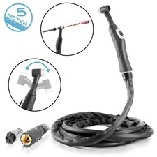 Torche de soudage TIG WP-26 avec 5m de tuyau - Joint flexible - STAHLWERK