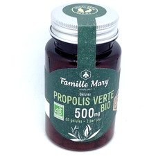 FAMILLE MARY PROPOLIS VERTE 500MG 60 GELULES - 09/2026 - soutien immunitaire
