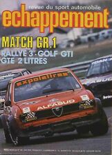 ECHAPPEMENT n°115 05/1978 SIMCA RALLYE 3 Gr1 VW GOLF GTI Gr1 OPEL KADETT 2L Gr1