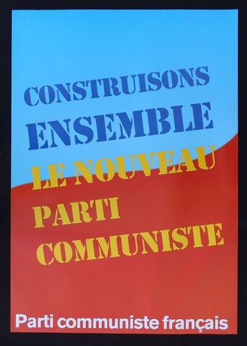 Affiche construisons ensemble - affiche,