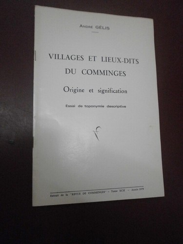 Gélis villages lieux - a.,