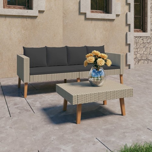 Salon jardin pcs avec - salon, 2