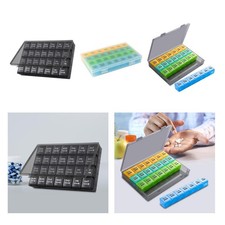 Grand pilulier mensuel, 4 semaines par mois, grand pilulier 28 jours, pilulier