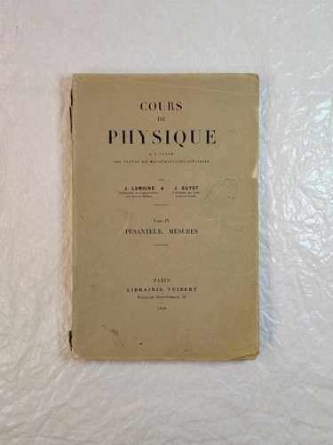 Cours physique tome - cours,