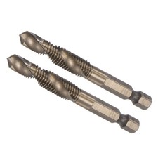 Foret-Taraud Combiné, Taille de Filetage M8 x 1,25, Queue Hexagonale de 1/4, ...