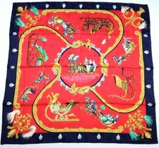 HERMES Carré 90 Plumes