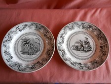 2 Assiettes "PLAISIR DE PARIS"
