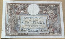 100 Francs Luc Olivier Merson 14/09/1939 Rare W.67524 626 TTB