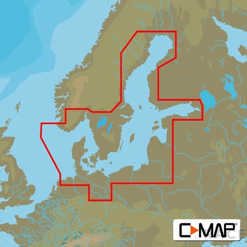 Map y299 danemark suède - c-map,
