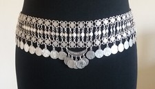 Tigran the Great Flowery Armenian Drop Coin Belt, Ethnic Belt, Belly Dancer Belt