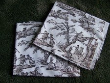 2 ANCIENS COUPONS DE TISSU