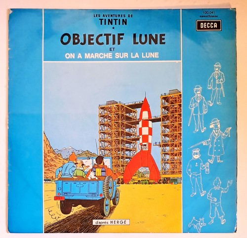 Tintin objectif lune a - lune, et