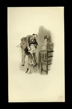 1931 M. Carman héliogravure sépia Journées chaudes fessée spanking bdsm curiosa
