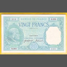 BILLET FRANÇAIS -  20 Francs Bayard 25.8.1916 état SUP
