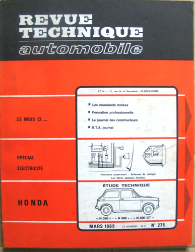 Revue technique honda - technique,