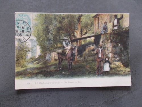 Carte postale bar une - carte, postale.le