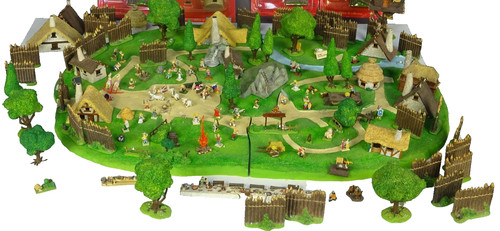 Village astérix plastoy - astérix,