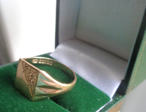 9ct chevalière vintage - 9ct, or