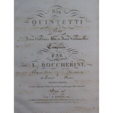 BOCCHERINI Luigi Six Quintetti