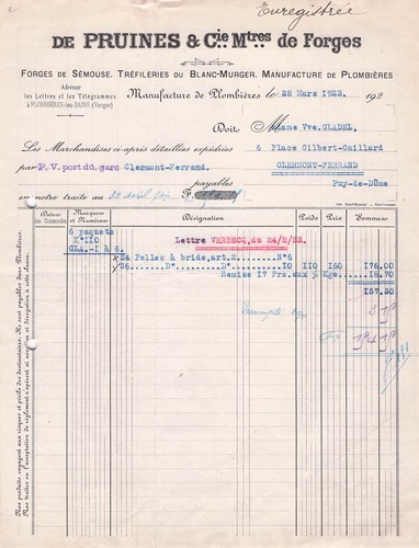 Plombieres forgeron de - 88,