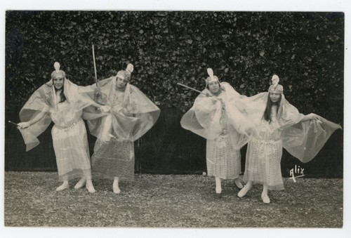 Carte photo alix noël - carte, 1928
