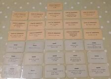 31 Cartes Chance Communaute Ancien Jeu De Monopoly Miro Compony Vintage 